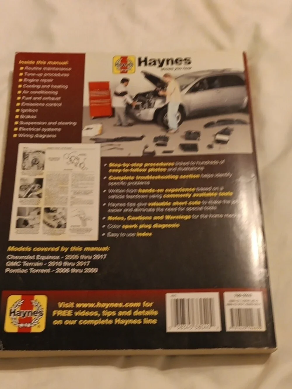 Hanes Gray Haynes Repair Manual Cover with Yellow Text